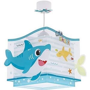 Dalber Hanglamp voor kinderen, Little Shark, haai, dieren, hanglamp voor kinderkamer, kroonluchter kinderkamer, 63472, E27