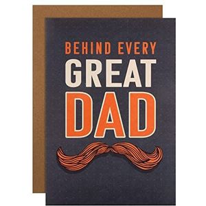Hallmark Vaderdagkaart voor papa - grappig 3D Pop Out baard design