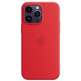 Apple siliconen beschermhoes met MagSafe (voor iPhone 14 Pro Max), rood​​​​​​