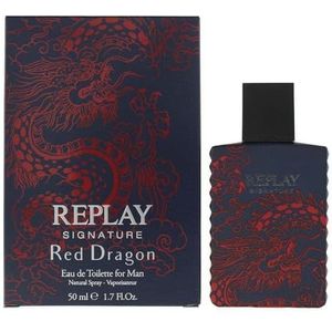 Replay Profumi Signature Red Dragon For Man Eau de Toilette 50 ml 1.7 Fl.Oz Spray