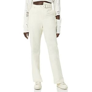 maison blanche Pantalon Asymétrique Unisexe, Lait de noix de coco., 36