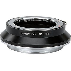 Fotodiox Professionele lensadapter, Pentax K (PK) SLR-mount voor Fujifilm G-Mount GFX digitale camera's (zoals GFX 50S en meer)