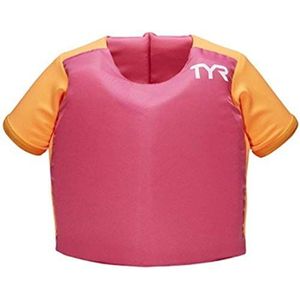 TYR Kids Flotation T-shirt, zwemvest, uniseks, kinderen, roze, eenheidsmaat (fabrikantmaat: TU)