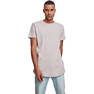 Urban Classics gevormd lang T-shirt voor heren (2 stuks), Sky Blauw/Wit