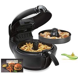 Tefal ActiFry Genius XL YV9708 - Heteluchtfriteuse - Zwart - Friteuse dubbel - 1500 W