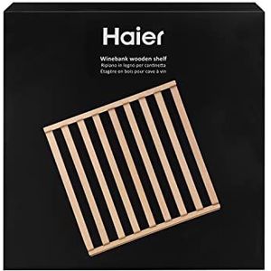 Haier Houten rek voor wijnkelder, maximale opslagcapaciteit, elegant en hoogwaardig, originele haieraccessoires, 487 x 480 x 25 mm 35602553