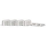 Reloop FADER-CAP-WHITE 5 stuks rubberen faders voor een betere hantering. Compatibel met vele DJ-mixers en controllers, wit