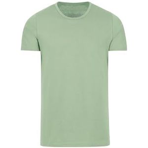 TRIGEMA T-shirt pour homme en coton/élasthanne, Thé vert., XL