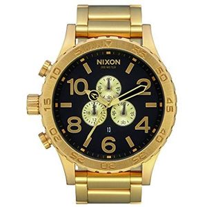 Nixon Herenhorloge chronograaf kwarts met armband van roestvrij staal A083-510-00, armband, armband