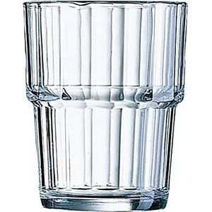 Arcoroc 60024 Noorse beker, 20 cl, gehard glas, stapelbaar