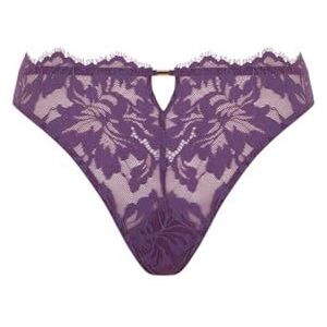 women'secret Lingerie classique violette spéciale en dentelle dans le dos pour femme, Violet/lilas, M