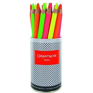 Caran d'Ache Classic Maxi Fluo kleurpotloden, 28 stuks