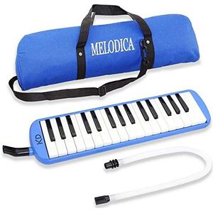 keepdrum Melodica 32 toetsen met zak blauw