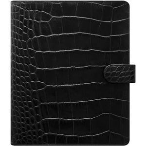 Filofax L026071 Classic Croc A5 agenda, kalfsleer, zwart, 30 mm