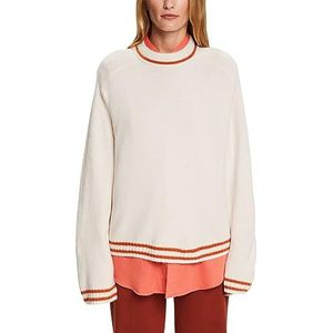 ESPRIT 093ee1i326 dames sweatshirt, Beige Crème