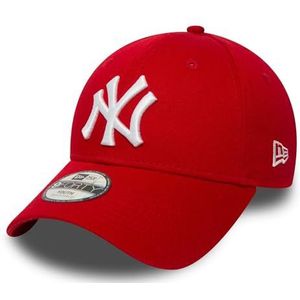 New Era New York Yankees Kids 9forty Adjustable Mlb League Scarlet/White - Child