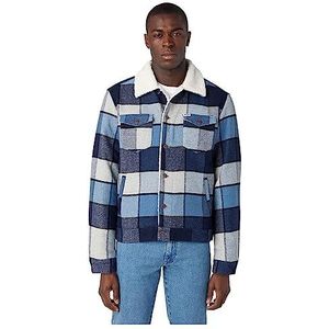Wrangler Wool Trucker Herenjas, Captains Blue