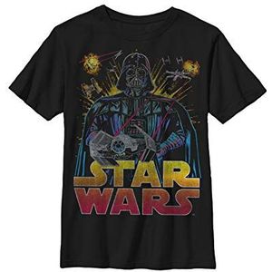 STAR WARS Boys Darth Vader Ancient Threat T-shirt Graphic Logo zwart maat XS, zwart.
