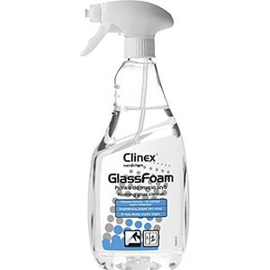 Clinex Foam Spray nettoyant pour vitres 650 ml/mousse nettoyante pour vitres/nettoyant intensif haute brillance pour une brillance sans traces/nettoyant pour vitres et miroirs - Formule de