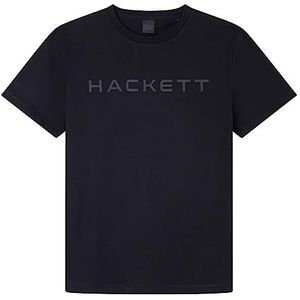 Hackett London Essential Tea T-shirt voor heren, zwart, maat XS, zwart.