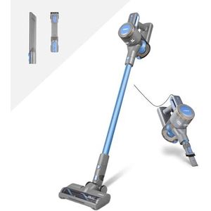Tower T513006 VL20 Performance 3-in-1 verticale stofzuiger met kabel en geïntegreerd HEPA-filter, zakloze stofzuiger met 1 liter tank, 400 W, waterblauw