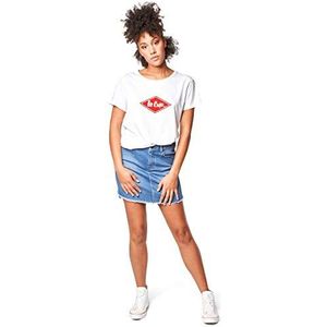 Lee Cooper High Rise Jeans Skirt Damesrok, lichtblauw