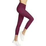 FALKE Dames Pure Matt 50 DEN Capri leggings halfondoorzichtig, halfdik, duurzaam, mat, effen, elegant, brede randen, comfortabel, geen druk op de taille, fijn, zacht, duurzaam, 1 paar, Roze (Hot Coral