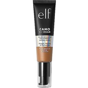 e.l.f. Camo CC Cream | Kleurcorrectie foundation met SPF 30 | Deep 510 C | 30 g