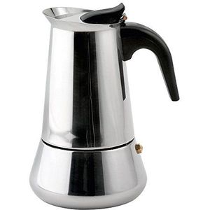 Weis Espressomachine 4 kopjes roestvrij staal - Espresso pot - Grijs