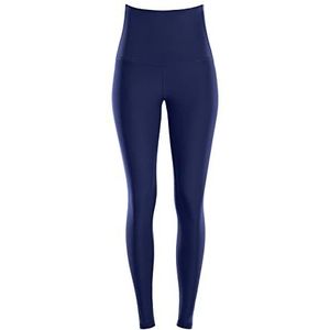 WINSHAPE Collants Confortables Fonctionnels Hwl112c Taille Haute Legging, Bleu foncé, L Femme