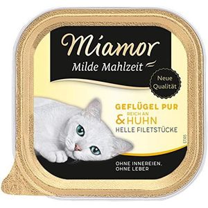 Miamor Milde Mahlzeit Puur & Kip Gevogelte, 16 x 100 g