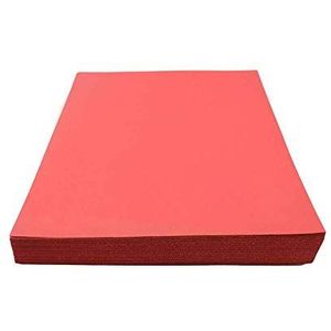 House of Card & Paper A4 220 gsm - gekleurd karton - rood (100 vellen)