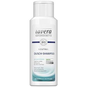 lavera Neutraal doucheshampoo, biologische teunisblokken, huid en haar, milde formule zonder zeep, atopische dermatitis, medische huidverzorging, veganistisch, plantaardige werkzame stoffen, natuurlijke cosmetica, douchegel, 200 ml