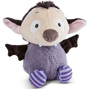 NICI Drallula 48205 Knuffeldier, vleermuis, 22 cm, pluche dier voor meisjes en jongens, schattig pluche dier, super zacht en wasbaar