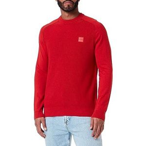 BOSS Kesom Gebreid sweatshirt voor heren, Helder rood 624