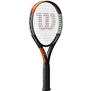 Wilson Burn racket 100 LS V4.0, omgevingsspeler, zwart/grijs/oranje, WR044910U3