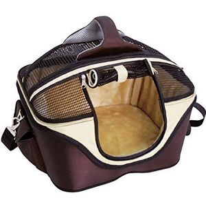 Croci Fast&Easy Carrier 2-in-1 - Transport- en transportkooi voor honden en katten, schoudertas voor huisdieren, draagtas maat S, maximale belasting 12 kg