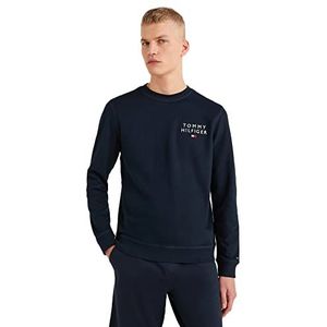 Tommy Hilfiger Track Top Hwk zware gebreide heren, Desert Sky