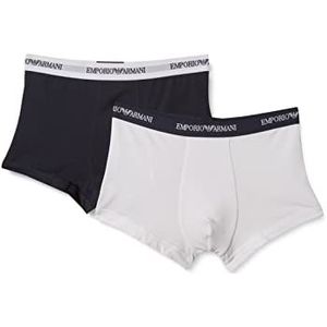 Emporio Armani Underwear (2 stuks) heren, meerkleurig (Nero/Grigio 03320), M, meerkleurig (Nero/Grigio 03320)