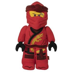 Manhattan Toy 335540 Kai Ninja Warrior Lego Ninjago figuur pluche knuffel, veelkleurig, 33,02 cm