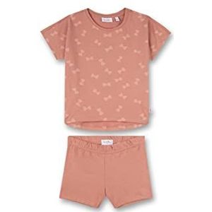 Sanetta 12118 Pijama Set voor meisjes, licht rozenhout