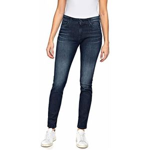 Replay Luzien Dames Jeans Skinny Fit met Power Stretch, Donkerblauw (007), 23W/30L, Nee