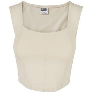 Urban Classics Ladies Short Corset Top pour femme Disponible dans de nombreuses couleurs Tailles XS à 5XL, Sable blanc, M