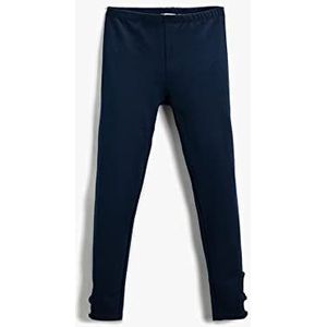 Koton Cut Out Leg Lange legging, katoen, voor meisjes, marineblauw (Na1), 7-8 jaar, marineblauw (Na1)