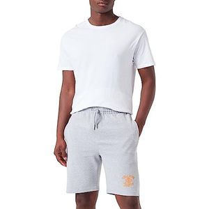 Koton Short Varsity Drawstring Slim Fit Embroidered Pocket Detailed Short pour homme, Gris (027), M