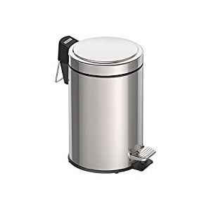 Tramontina Pedaalemmer van roestvrij staal, 3 liter, keukenafvalemmer