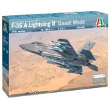 1:72 Italeri 1464 F-35A Lightning II - Beast Mode Plastic Modelbouwpakket