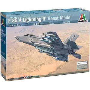 1:72 Italeri 1464 F-35A Lightning II - Beast Mode Plastic Modelbouwpakket
