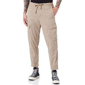 BOSS Sisla2-cargo-ds Pantalon emballé à Plat, Beige Moyen 263, 28 Homme