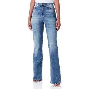 Pinko Felix Flare Denim Vintage Dirt Jeans Femme, Pj3_Lavage Dirty, 25